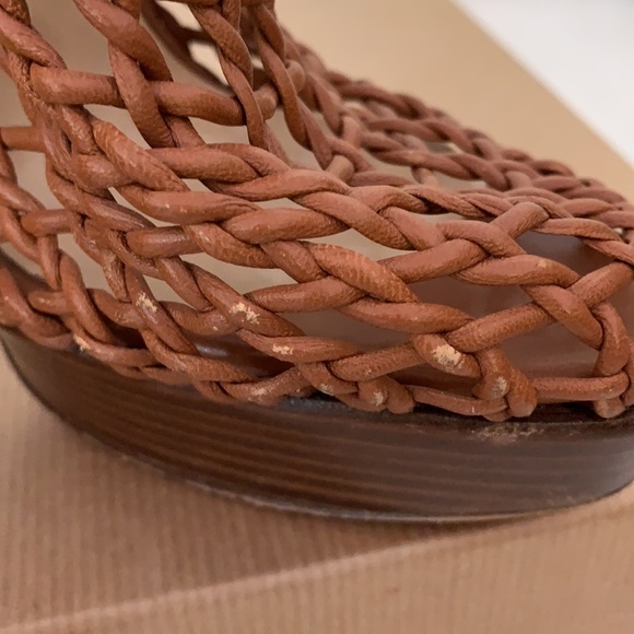 Christian Louboutin Woven Leather Caged Bootie - Picture 9 of 13
